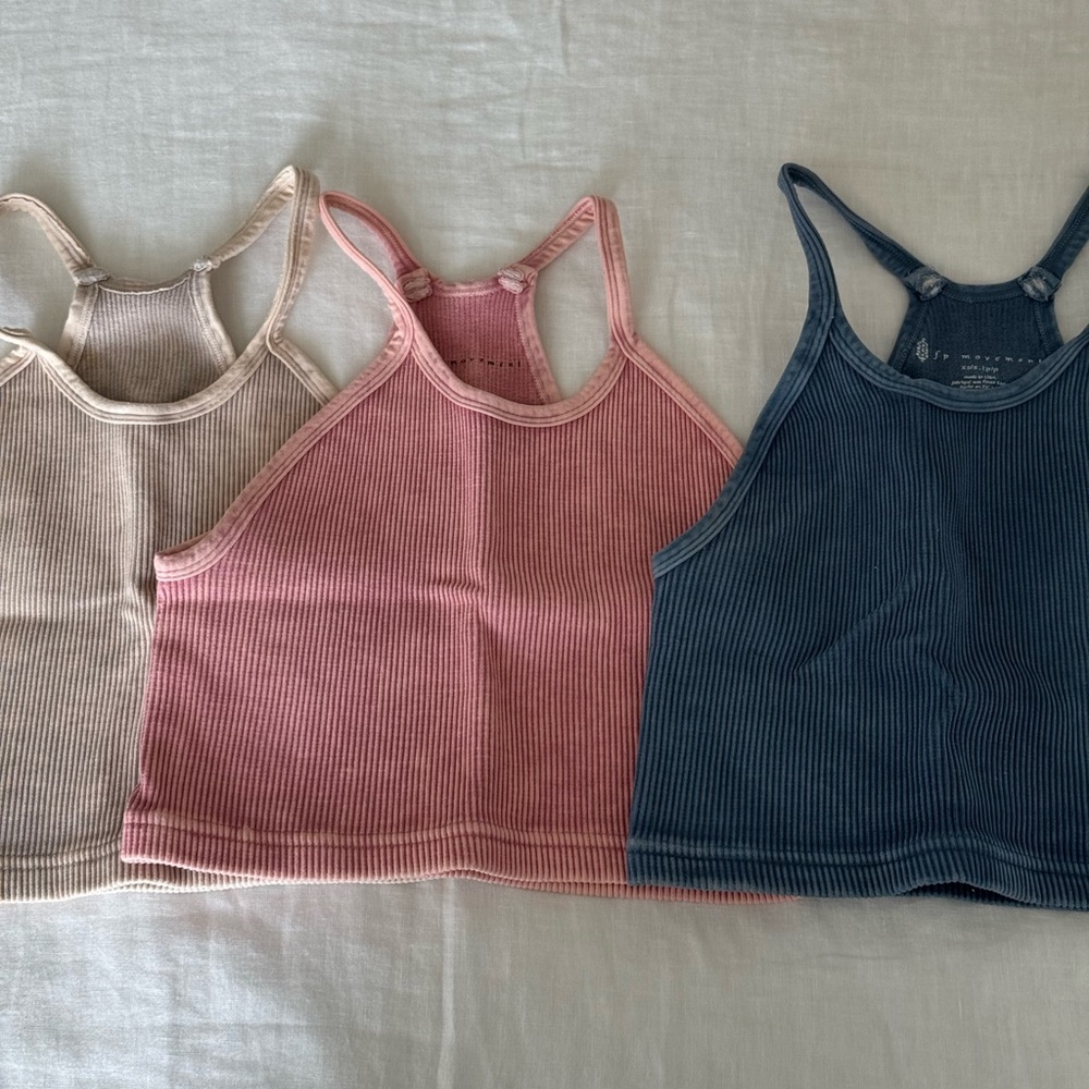 Free people happiness runs crop tank top